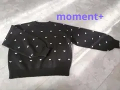 ハート柄 ニット M