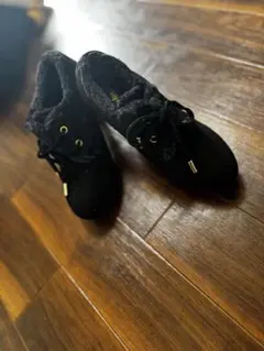 黒 ヒール付きブーツ サイズM