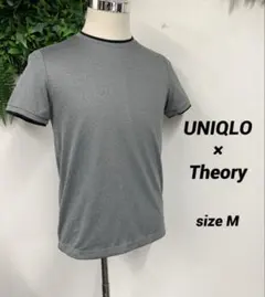 UNIQLO ×Theory コラボ Ｔシャツ 半袖 Ｍ グレー 블랙