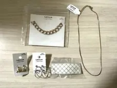 lattice ブレスレット　ネックレス　イヤリング　ヘアピン