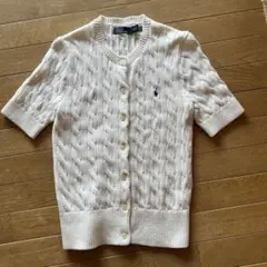 Polo by Ralph Lauren 半袖ケーブルニット M 人気商品