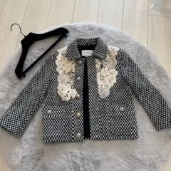 GUCCI ツイードレース装飾36ジャケット美品のサムネイル