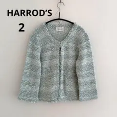 Harrods サマーニットジャケット　サイズ2 美品のサムネイル