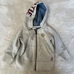 スマイリーフェイス フード付きトレーナー