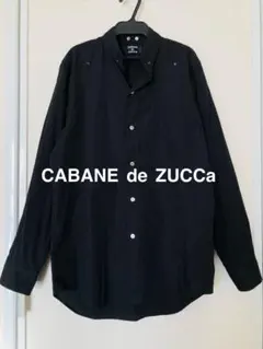 CABANE de ZUCCa ブラック長袖シャツ ズッカのサムネイル