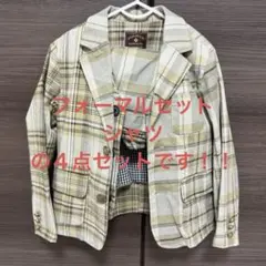 BREEZE フォーマルスーツ3点とアプレレクールシャツの4点セット　入学式