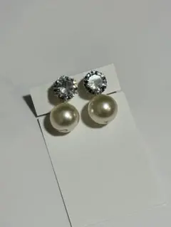 イヤリング ウエディング向け フェイクパール