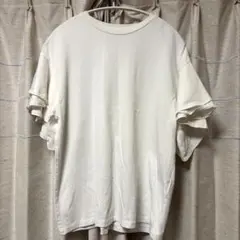 ADAM ET ROPE AER 半袖 Tシャツ フリルスリーブ ホワイト