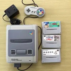 Nintendo SUPER FAMICOM 本体 3本のゲームソフト