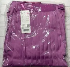 M【ユニクロ】アシンメトリープリーツスカート（丈標準78～82cm）