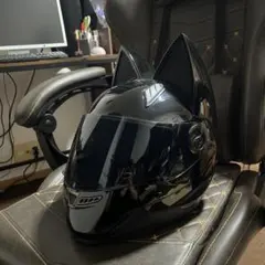 NITRINOS 猫耳 フルフェイス ヘルメット セルティ・ストゥルルソン