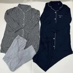 秋冬用 長袖 マタニティ パジャマ 入院着 2セット
