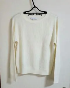 UNTITLED　ニット　Mサイズ　ホワイト系