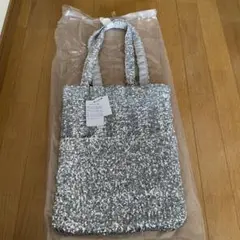 CIAOPANIC TYPY シルバー スパンコール トートバッグ　カラビナ付き