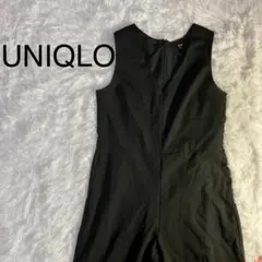 UNIQLO ユニクロ ブラック ノースリーブ ジャンプスーツ Mサイズ