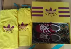 adidas × GUCCI GAZELLE ローカットスニーカー（限定品）のサムネイル