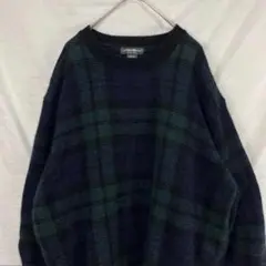 Eddie Bauer USA製 80-90s ウールニット 総柄 L 59cm - メルカリ