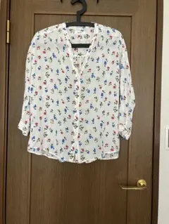 花柄ブラウス　七分袖　niko and…