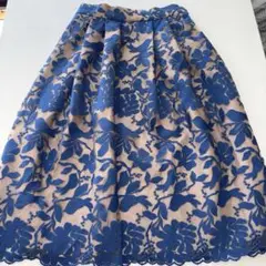 新品タグ付き　ビアッジョブルー　フレアスカート