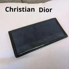 ★Christian Dior ダークグレー 札入れ、カードケース　小銭入れ無し
