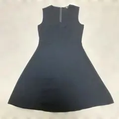 UNIQLO ノースリーブワンピース ネイビー M