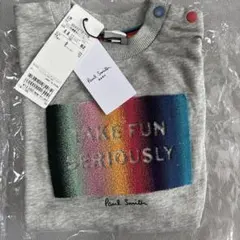 Paul Smith JUNIOR タフテット刺しゅう裏毛ルーズプルオーバー