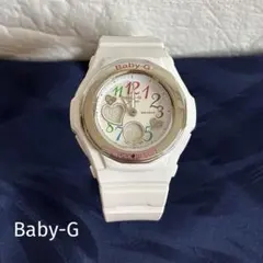可愛いハート液晶♡ CASIO Baby-G 白 カラフルマルチカラーのサムネイル