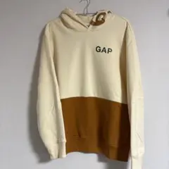 GAP アイボリー ブラウン パーカー XL