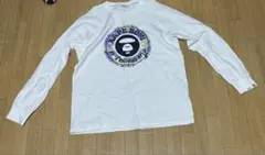 AAPE UNVS ホワイト長袖カットソーのサムネイル