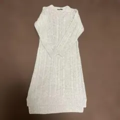 INGNI ニット ロング ワンピース グレー M