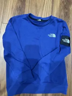THE NORTH FACE 青トレーナー