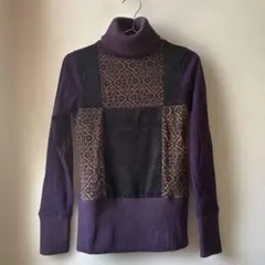 レディース　ニット　タートル　オッズオン