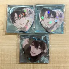 鯛代くん、君ってやつは。lafary ハート 缶バッジ 鯛代 慧真 セット