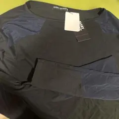 定価9500円　MARY QUANT バイカラーマリクワ長袖Tシャツのサムネイル