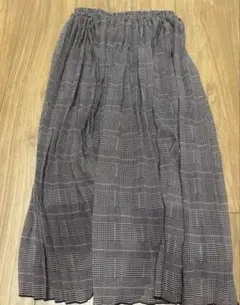SUGAR SPOON チェック柄 フレアスカート F
