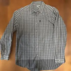 Paul Smith JEANS チェック柄 長袖シャツ グレー Lのサムネイル