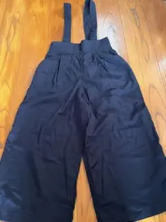 サマンサモスモスブルー　ブラック　サロペット