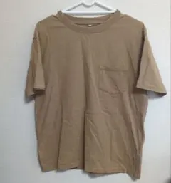 ブラウン 半袖Tシャツ Sサイズ ポケット付き