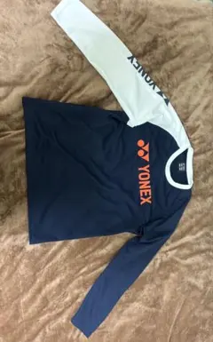 YONEX 長袖 ウォームアップウェア Mサイズ ネイビー/ホワイト