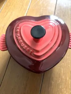 ル・クルーゼ ハート型 赤 鋳鉄鍋 ココットダムール LE CREUSET - メルカリ