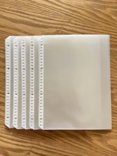 50枚まとめ売り　A4クリアポケットリフィル30穴・2穴対応　中古