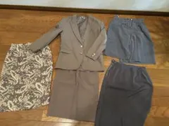 レディース M 未使用 服 5点 セットアップ ジャケット ズボン スカート