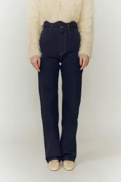 eaphi WAVE DESIGN HIGH WAIST DENIM