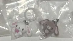 シュガーバニーズ ふわふわめじるしアクセサリー しろうさ くろうさ