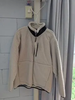 無印 ボアフリースジャケット サンドベージュ
