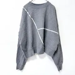 ローリーズファーム デザイントレーナー スウェット グレー S