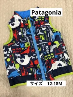 patagonia ベスト 90cm 動物柄