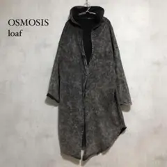 OSMOSIS loaf オズモーシス ケミカル裏毛フードガウン　コート