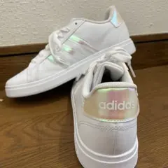 adidas グランドコート 2.0 K シューズ24.5cmのサムネイル