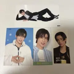 Snow Man 目黒蓮 デタカ 厚紙カード ステッカー